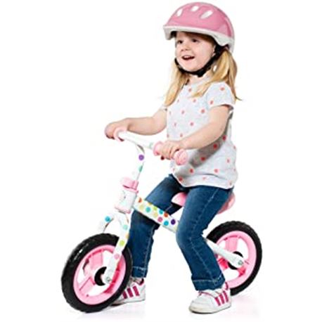 Bici sin pedales rosa (sin casco) - 26520212