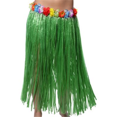 Falda hawaiana larga 80cm con flores - 78905120