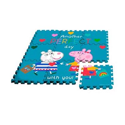 Amfombra puzzle 9 pzas c/bolsa peppa pig - 12484794