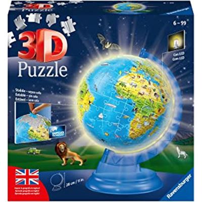 Puzzle 3d globo con luz - 26911498