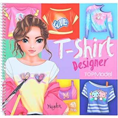 T-shirt designer cuaderno para colorear