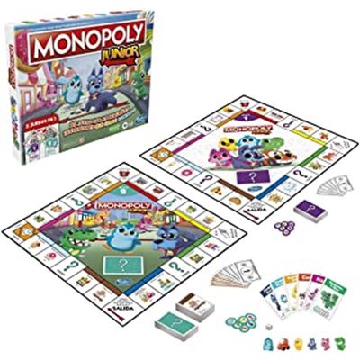 Monopoly junior - 2 juegos en 1 - 25513486