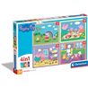 4in1 puzzle peppa pig - 06621516
