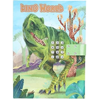 Dino world diario con codigo secreto y sonido - 53712141