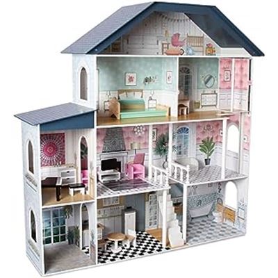 Casa madera de muñecas 4 pisos premium - 56733016