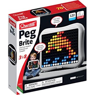 Pegs & pixel art peg brite 122 pz - 58901805