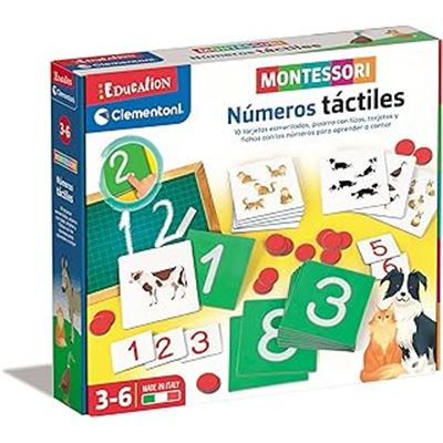 Montessori - números táctiles