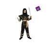 Black ninjamono con capucha, armadura, cinturón y - 55224887