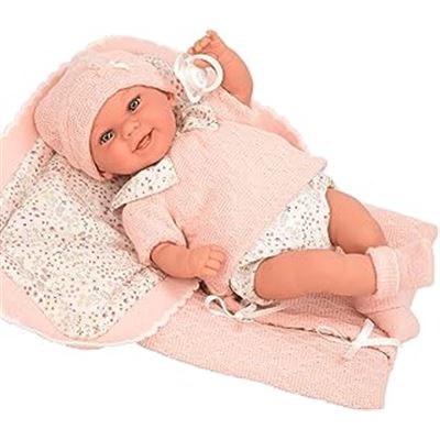 Elegance 35 cm babyto rosa c/manta (muñeco de peso