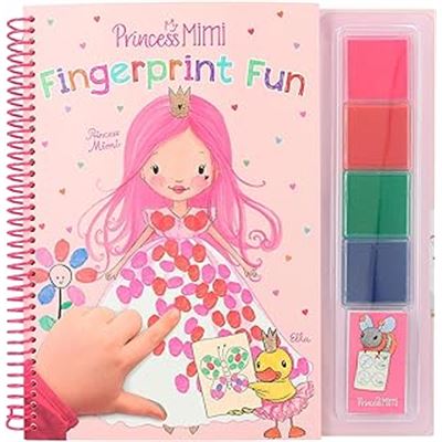 Princess mimi pinta con los dedos