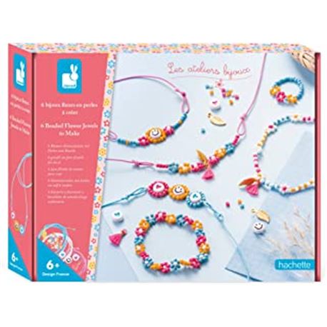 6 joyas de flores con cuentas para crear - 37998