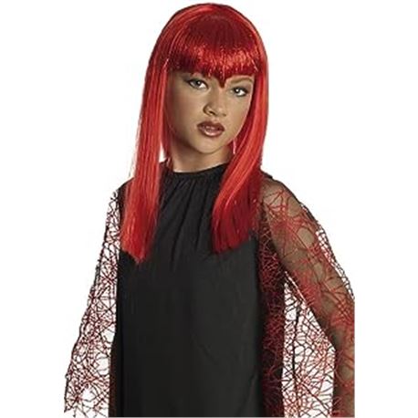 Peluca vampiresa traviesa roja inf - 78901514