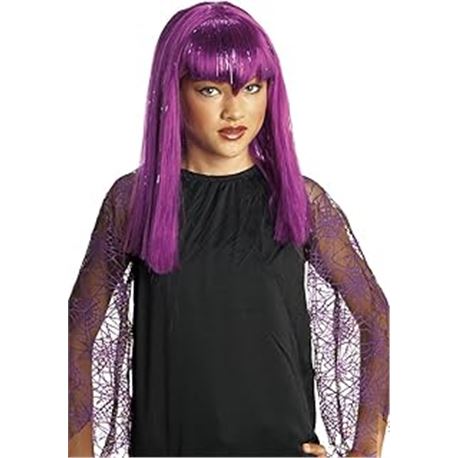 Peluca vampiresa traviesa lila inf - 78901515