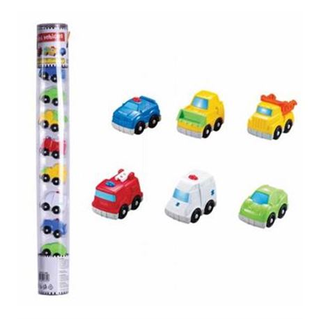 Tubo 8 vehiculos infantiles - 86002800