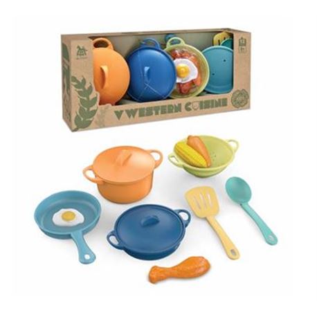 Set cacerolas con comida bio 12 pzs. - 86001347