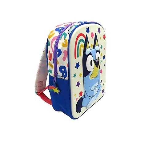Bluey Mochila de 30 cm Eva 3D - Rainbow