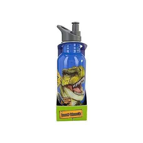 Dino World botella de acero inoxidable