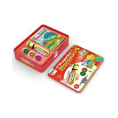 KIT PROYECTOR DINOSAURIOS- CAJA METÁLICA