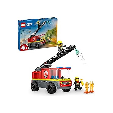 Camión de Bomberos con Escalera