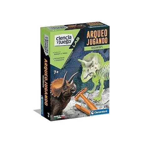 Arqueojugando Triceratops fosforescen