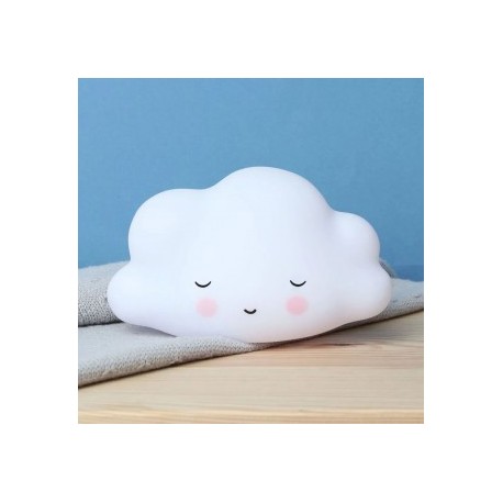 LAMPARA OJOS CERRADOS NUBE BLANCA LITTLE