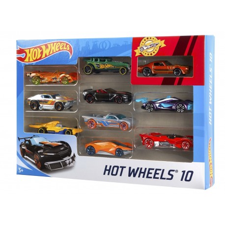 Hot Wheels Surtido Pack 10 coches básicos