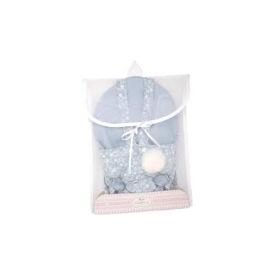 PORTABEBE AZUL (PARA MUÑECOS DE 40-45 CM)