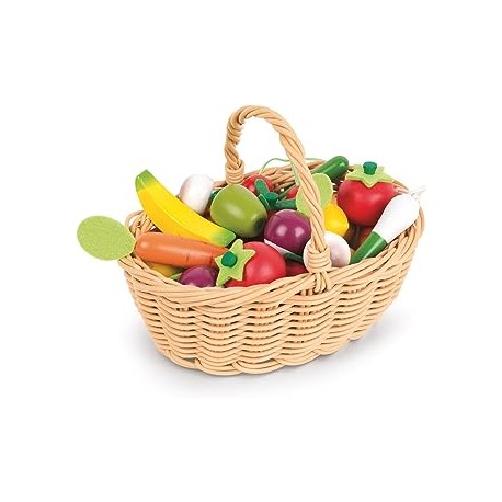 CESTA DE 24 FRUTAS Y VERDURAS