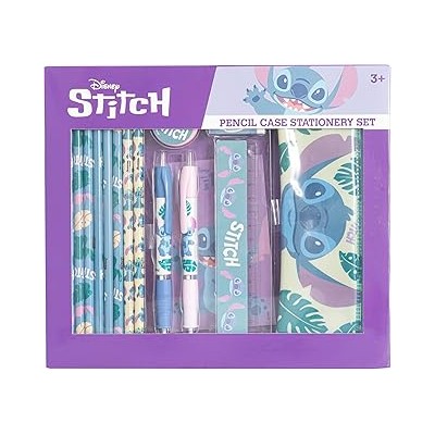 Stitch Set de Papeleria 14 Piezas en Caja