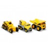 Pack 3 vehículos metal 10 cm