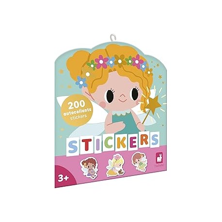 200 PEGATINAS EN HOJAS - HADAS