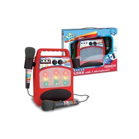 Wireless amplificador con 2 micros