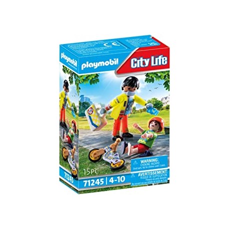 PARAMEDICO CON PACIENTE