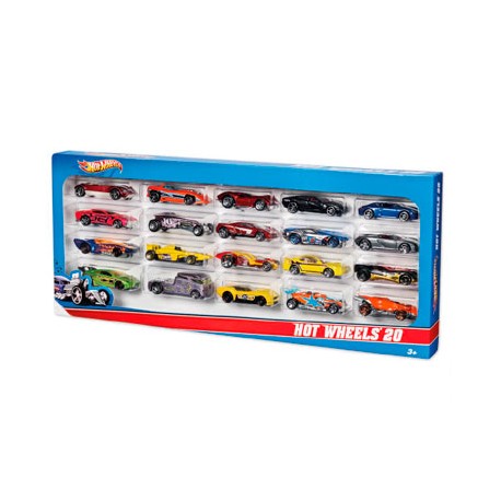 PACK 20 VEHICULOS HOT WHEELS