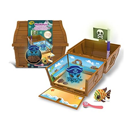 Washimals Ocean Glow Pets - Cofre Tesoro