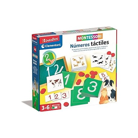 Montessori - Números táctiles