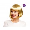 Peluca corta rubia