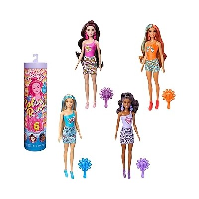 Barbie Color Reveal Serie Ritmo Arcoíris Muñeca