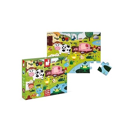 PUZLE TÁCTIL "LOS ANIMALES DE LA GRAN 3700217327729