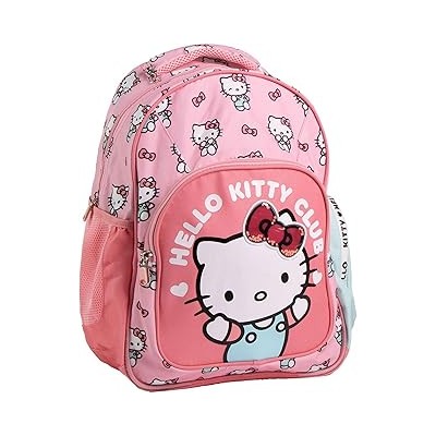 Mochila escolar mediana 42 cm hello kitty