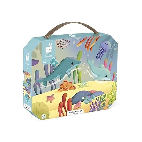 PUZLE DE LOS ANIMALES MARINOS - 36 PIEZ3700217325541