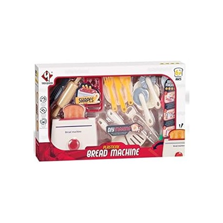 Set desayuno con Tostadora con plastilina