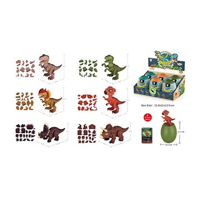 HUEVO CON DINOSAURIO 6 STDOS