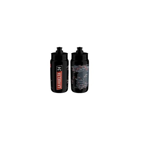 BIDON ELITE FLY VUELTA ESPAÑA NEGRO MAPA 550ml 202