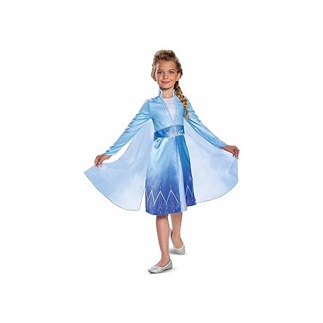 DISFRAZ DISNEY FROZEN 2 ELSA CLAS.T.7-8 A