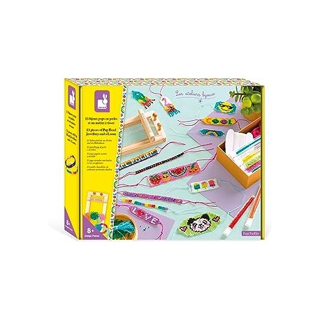 13 JOYAS POP DE CUENTAS Y UN TELAR