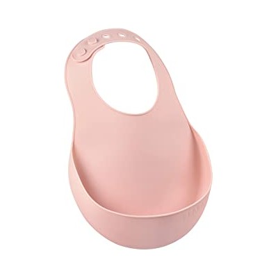 Babero silicona rosa