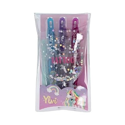 Ylvi bolígrafos de gel purpurina para tatu