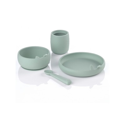 VAJILLA SILICONE DINNER SET MINT