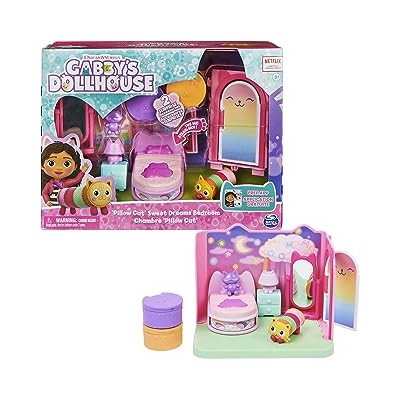 LA CASA DE MUÑECAS DE GABBY-EL DORMITORIO DE SUEÑA